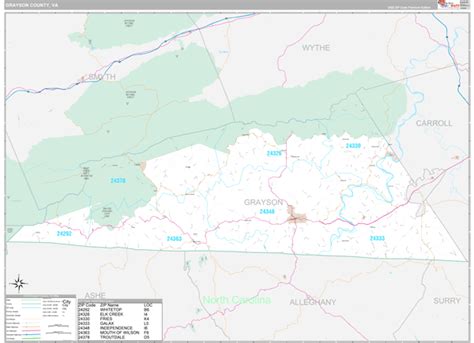 Grayson County Va Maps