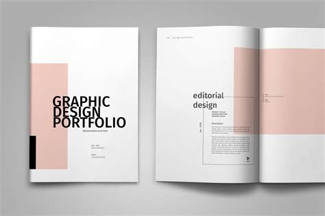 Graphic Design Portfolio Template Carteras De Diseño Folleto De