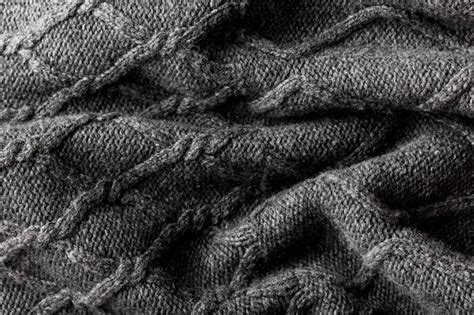 Premium Photo Handmade Grey Knitting Wool Texture Background