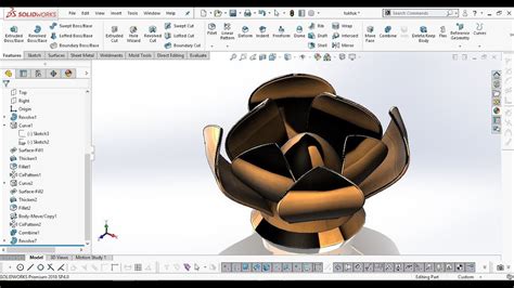 Surface Tutorial In Solidworks Surface Solidworks Tutorial Project