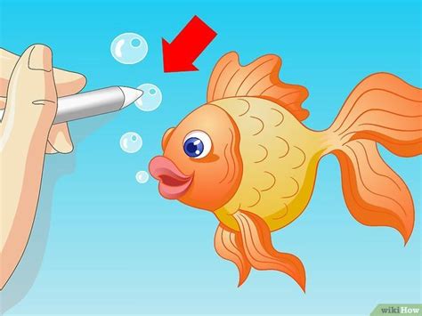 How To Draw A Cartoon Fish 8 Steps With Pictures Fish Cartoon