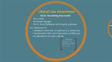 Clinical Case Presentation By On Prezi
