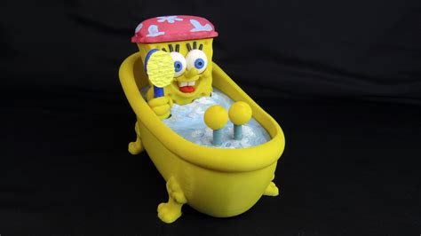 Spongebob Bath Fanart 3d Models Download Creality Cloud