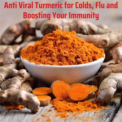 Antiviral Turmeric For Colds Flu And Boosting Your Immune System