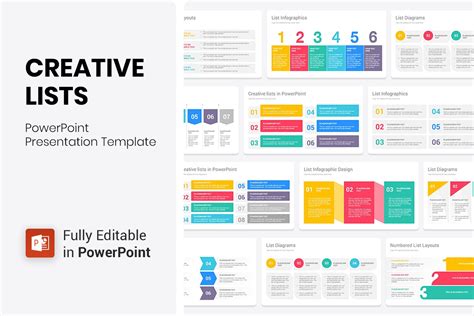 Lists Powerpoint Presentation Template Nulivo Market