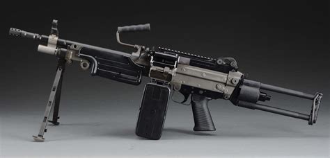 Lot Detail M Fn Usa M249 Saw Semi Automatic Rifle