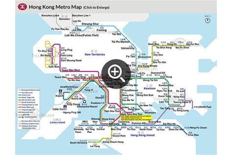 Hong Kong Mtr Map