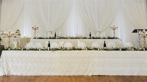 Wedding Decor Ceremony And Reception Decor Head Table