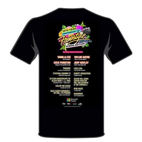 Freestyle Concert T Shirt Mens Sizes Buy Now From Thump Records