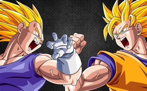 Goku and vegeta from the gt timeline visits the dbs timeline and helps out future trunks timeline in order to stop the zero mortal's plan of zamasu. Vegeta vs Goku
