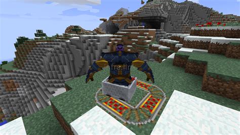 The idea of fashion is that it adds many elements from this legendary film to minecraft pe, including the stones of infinity. Images - thanos skin - Mods - Projects - Minecraft CurseForge