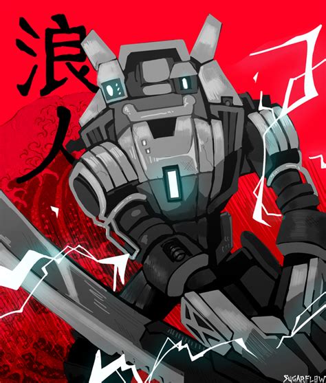 Tried Drawing A Ronin D Titanfall Pilots Art Anime Wallpaper Iphone
