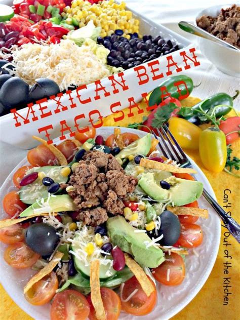 Mexican Bean Taco Salad Can T Stay Out Of The Kitchen