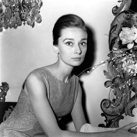 The Actress Audrey Hepburn Photographed By Jim Pringle At The Hotel