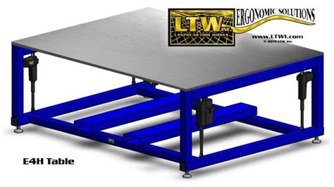 E4 Table Industrial Adjustable Table Ltw Ergonomic Solutions