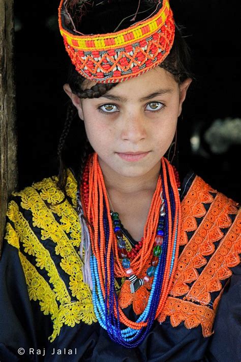 Central Asia Kalash Girl Chitral District Of North Western Pakistan