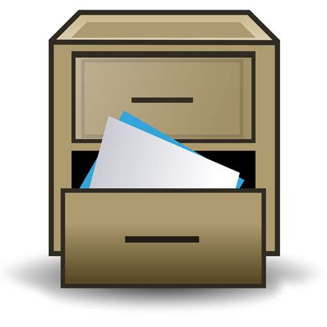 Filing Cabinet Icon 13695 Free Icons Library