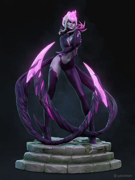 Evelynn League Of Legends Collectible Fan Art ZBrushCentral Lol