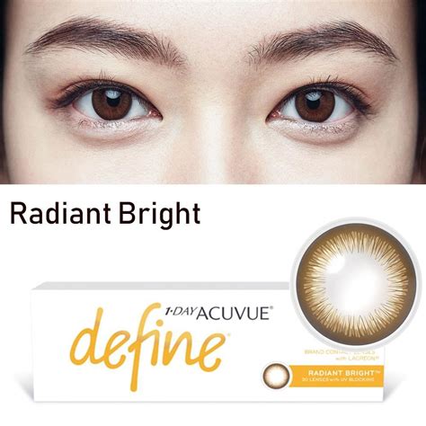 Jual 1 Day Acuvue Define With Lacreon Radiant Bright 050 To 525