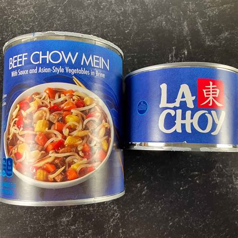 The Classic Taste Of La Choy Chow Mein A Convenient And Delicious Meal