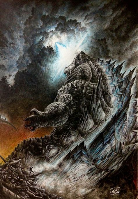 20 Latest Godzilla Drawing 2019 Atomic Breath Mariam Finlayson