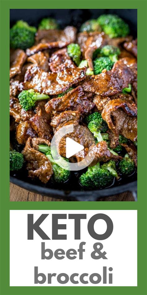 Add oil to a large skillet and heat up to medium heat. Keto Low Carb Beef and Broccoli | Broccoli beef, Keto beef ...