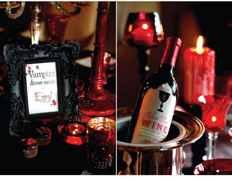 For the third episode of. Vampire Dinner Party | Halloween party themes, Halloween table settings, Twilight party