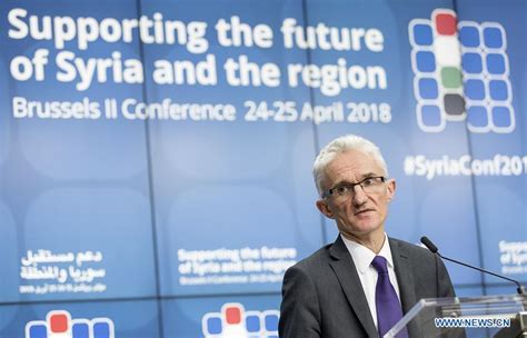 Press Conference Held After Supporting The Future Of Syria And The