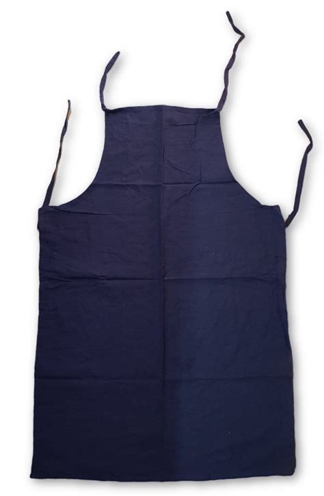 Blue Plain Cotton Apron For Safety And Protection Size 24x36 At Rs 45 In Noida