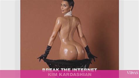Kim Kardashian Posa Nua Para Revista A Ferver Vidas