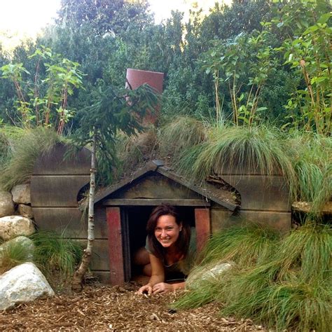 How To Build Your Own Hobbit Hole Hobbit House Diy Outdoor Playhouse
