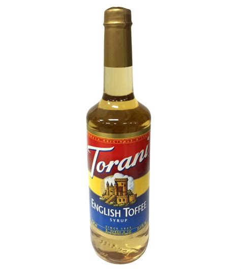Buy Torani English Toffee Syrup Tidewater Coffee
