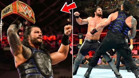 Roman Reigns Against Seth Rollins For Universal Championship Wwe