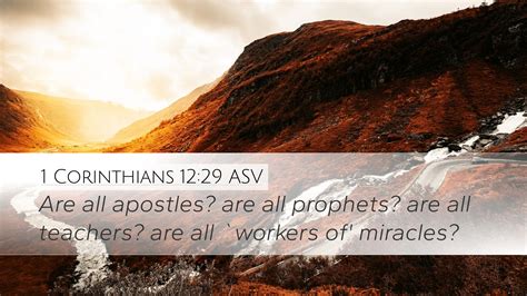 1 Corinthians 1229 Asv Desktop Wallpaper Are All Apostles Are All