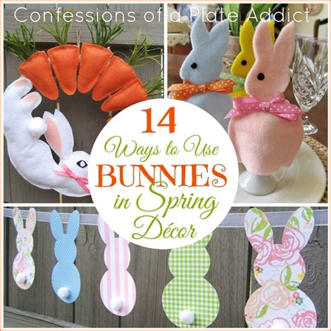 Confessions Of A Plate Addict 14 Fun Ways To Add Bunnies To Your