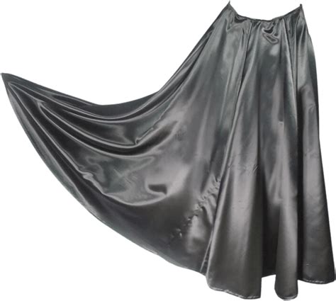 Black Satin Maxi Skirt Dramatic Goth Bride Satin Maxi Skirt Satin