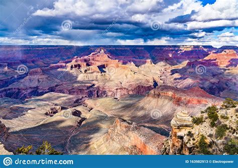 Landscape Of The Grand Canyon In Arizona Usa Stock Image Image Of