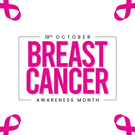 Premium Vector World Breast Cancer Awareness Month In October Breast
