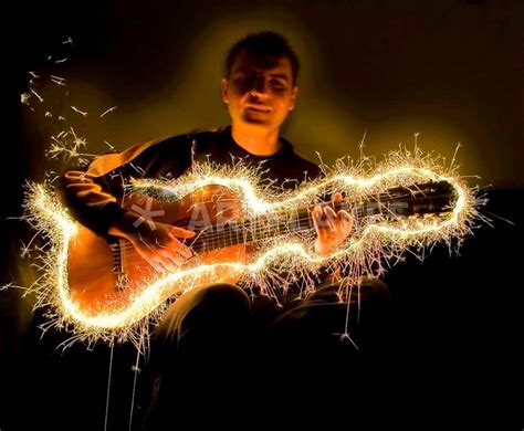 Fire Guitar Photography Art Prints And Posters By Ivan