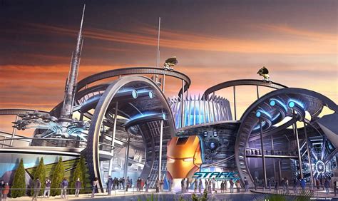 Marvel Superhero Theme Park Concept Art — Geektyrant