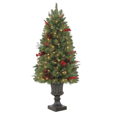 Martha Stewart Living 4 Ft Winslow Potted Artificial Christmas Tree