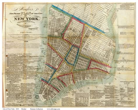 Old Map Of New York City Campus Map