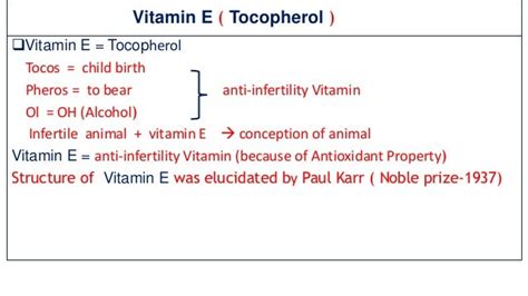 Vitamin E And Its Clinical Applications