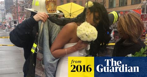 Bride Escorted Past New York Crane Wreckage To Reach Wedding Video