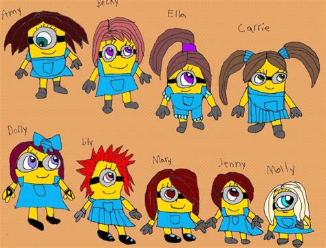 Despicably Cute Female Minions By Catshere On DeviantArt