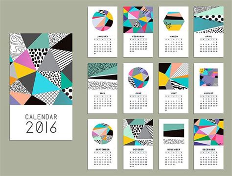 Here Are 21 Best Calendar Templates For 2016 Use Them To Create Your