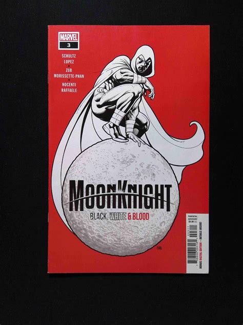 Moon Knight Black White And Blood 3 Marvel Comics 2022 Vfnm Ebay
