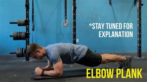 Elbow Plank Tutorial Youtube