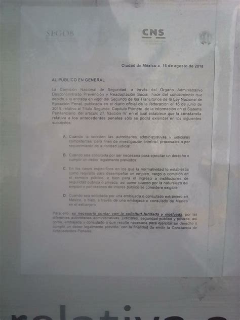 Carta De No Antecedentes Penales Cdmx Sample Site V Images And Photos