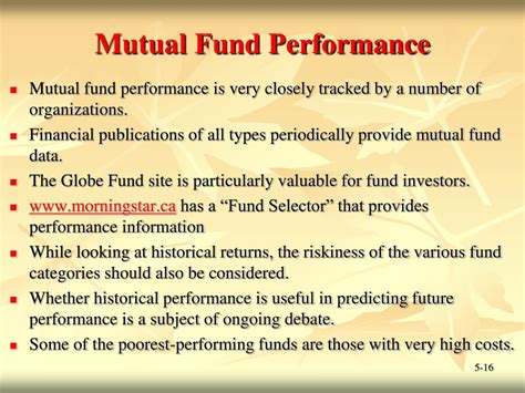 Ppt Chapter 5 Mutual Funds Powerpoint Presentation Free Download